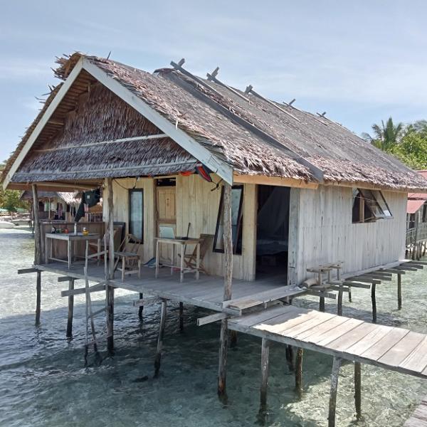 View of the private double bedroom bungalow